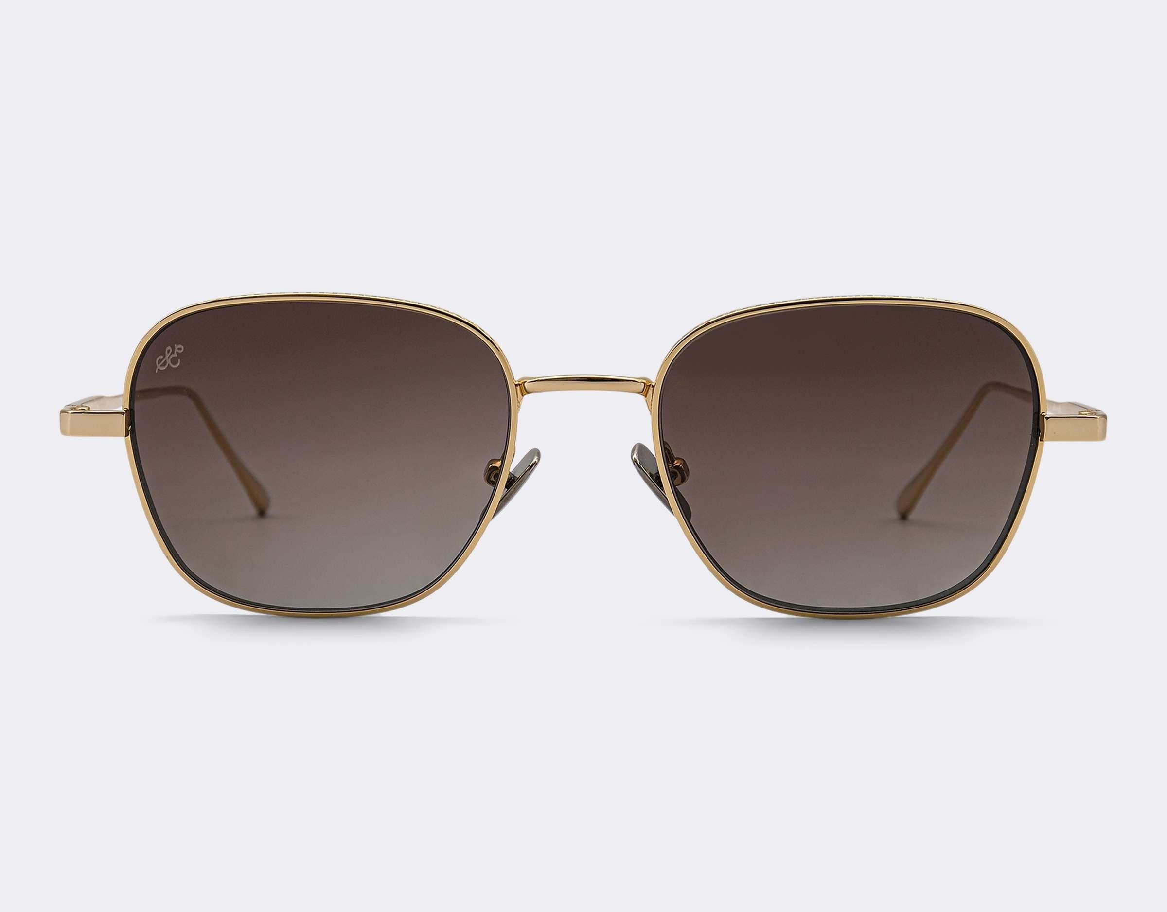 Brooklyn Polarised Sunglasses SummerEyez Gold - Espresso Gradient