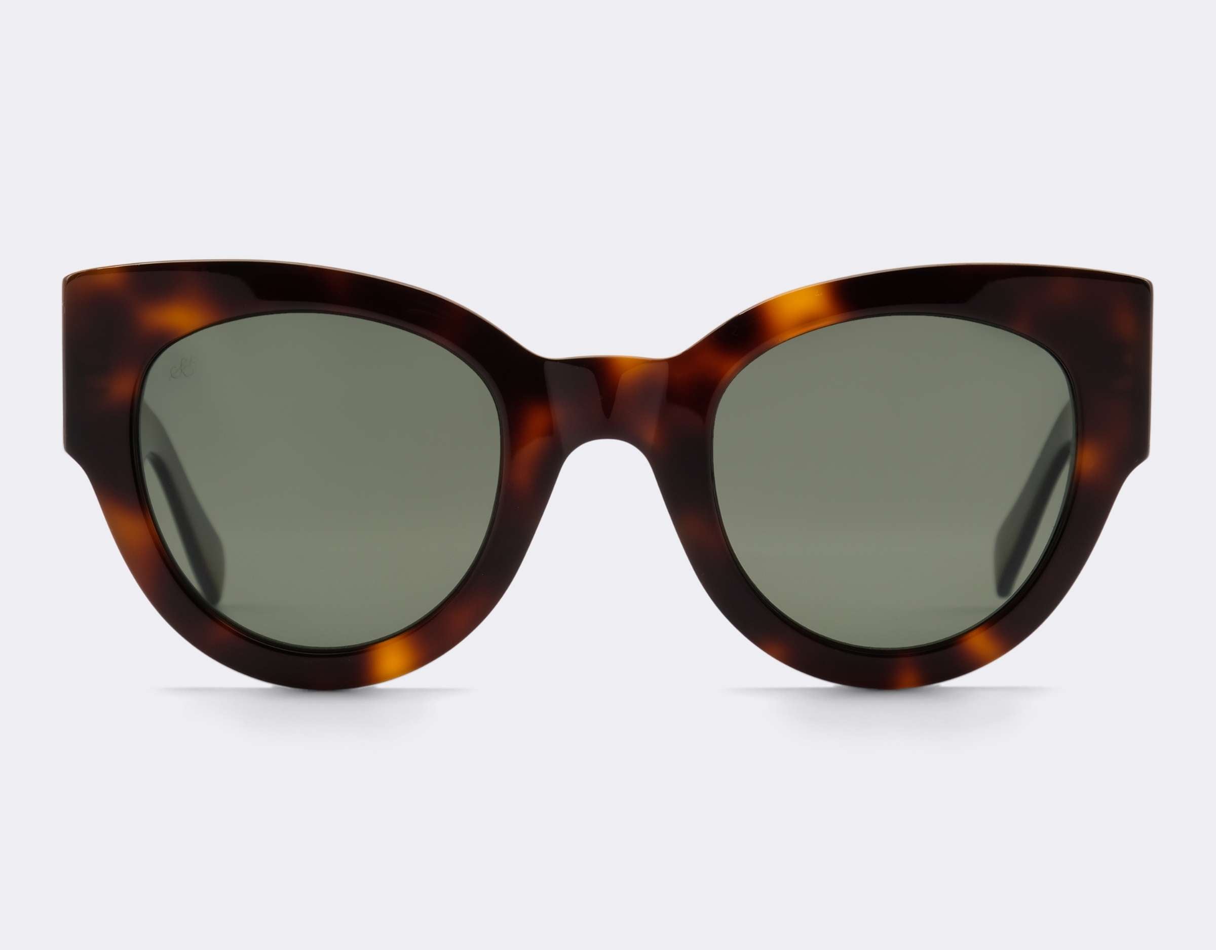 Oasis Polarised Sunglasses SummerEyez Mahogany Tort - Olive Green