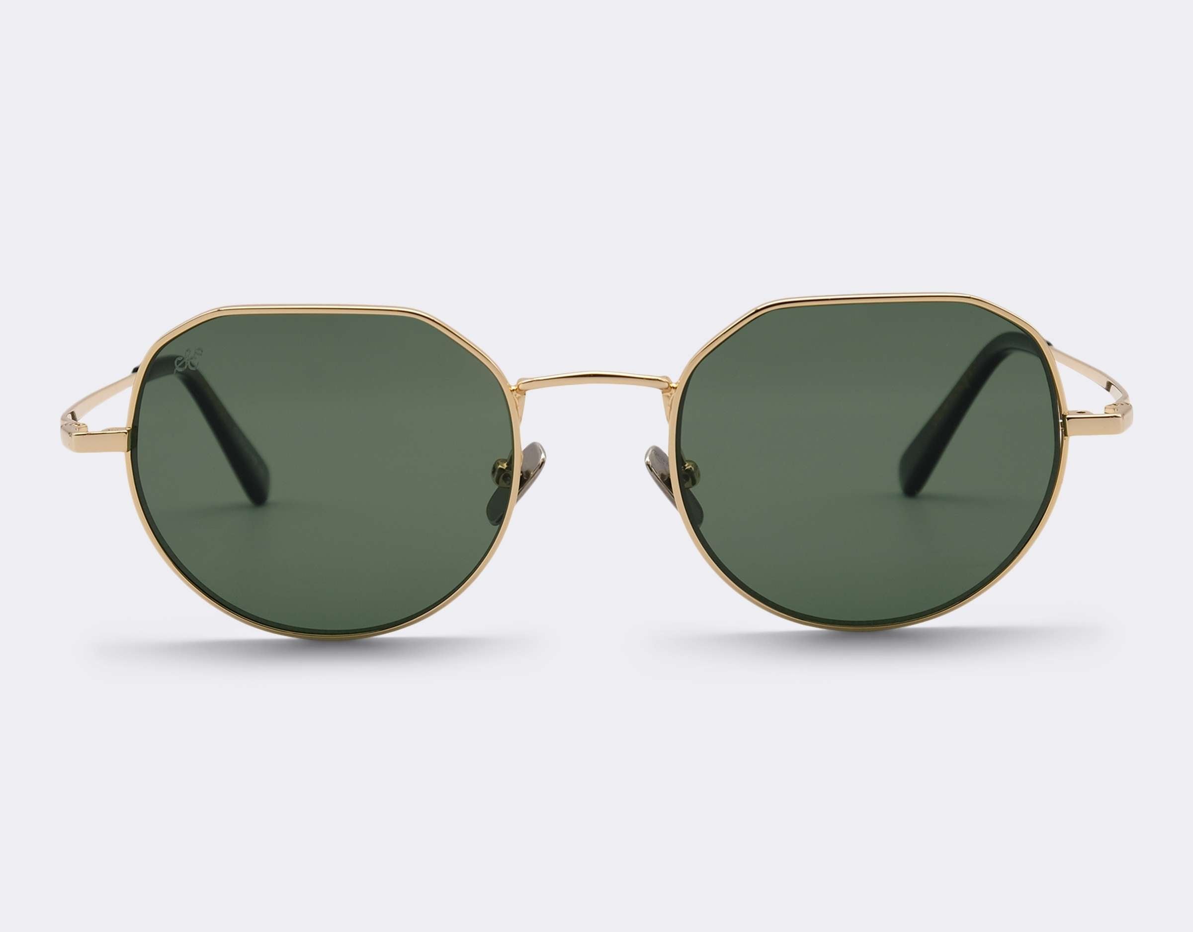 Vacanza Polarised Sunglasses SummerEyez Gold - Olive Green