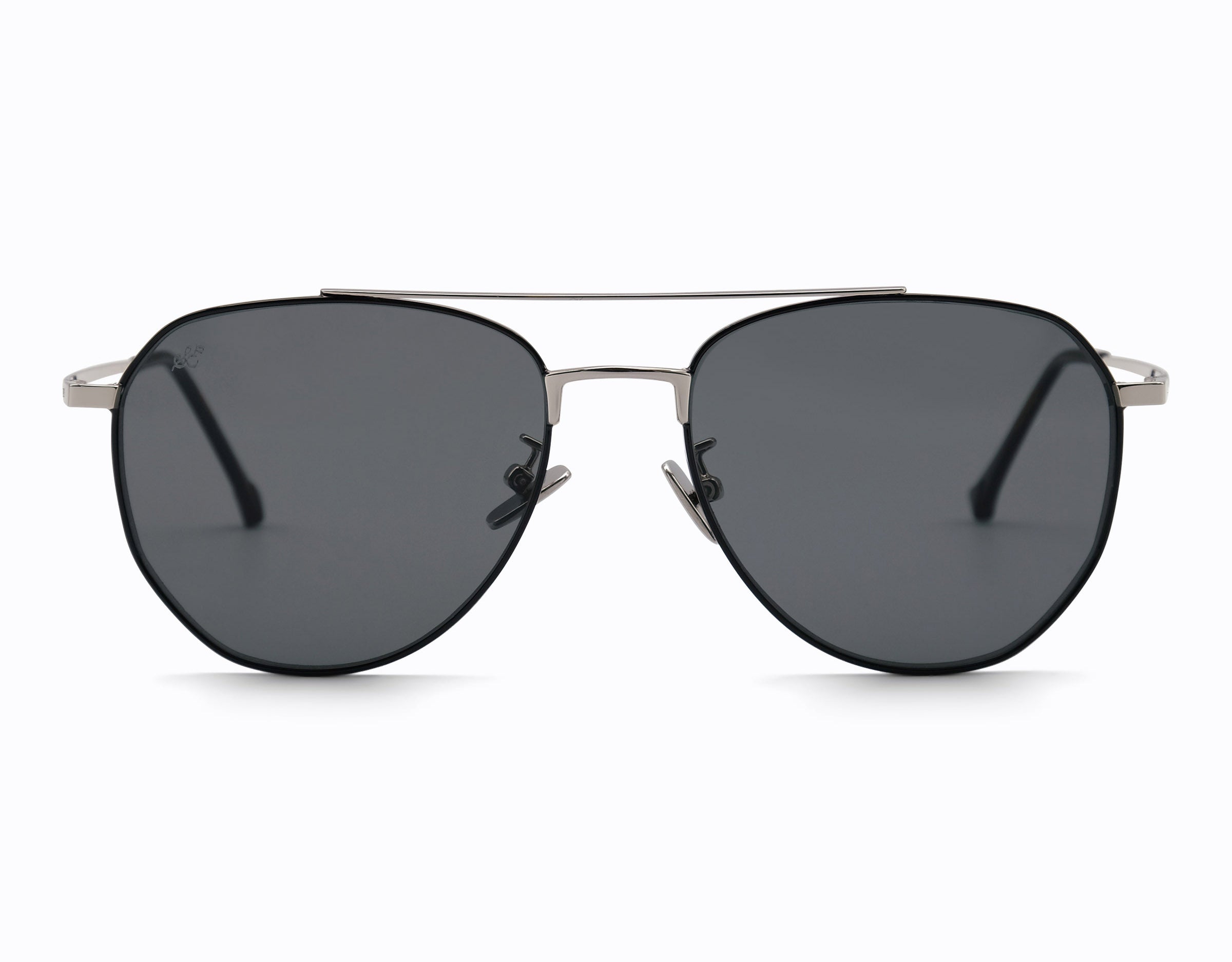 Cruiser Polarised Sunglasses SummerEyez Silver - Black Smoke
