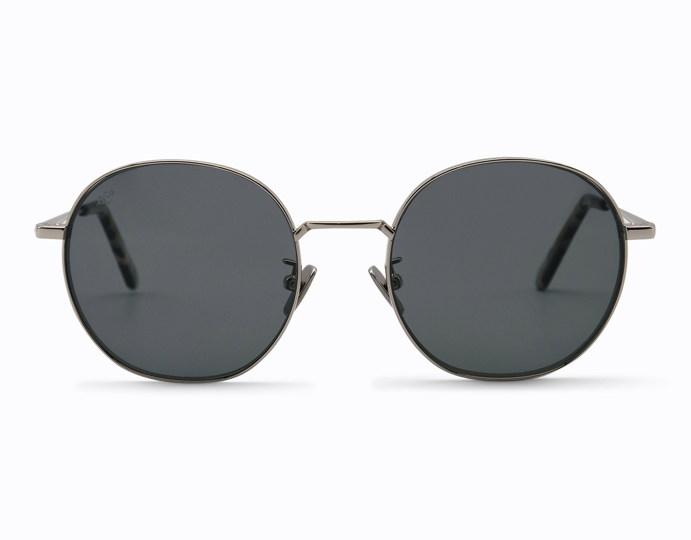 Miami Polarised Sunglasses SummerEyez Silver - Black Smoke