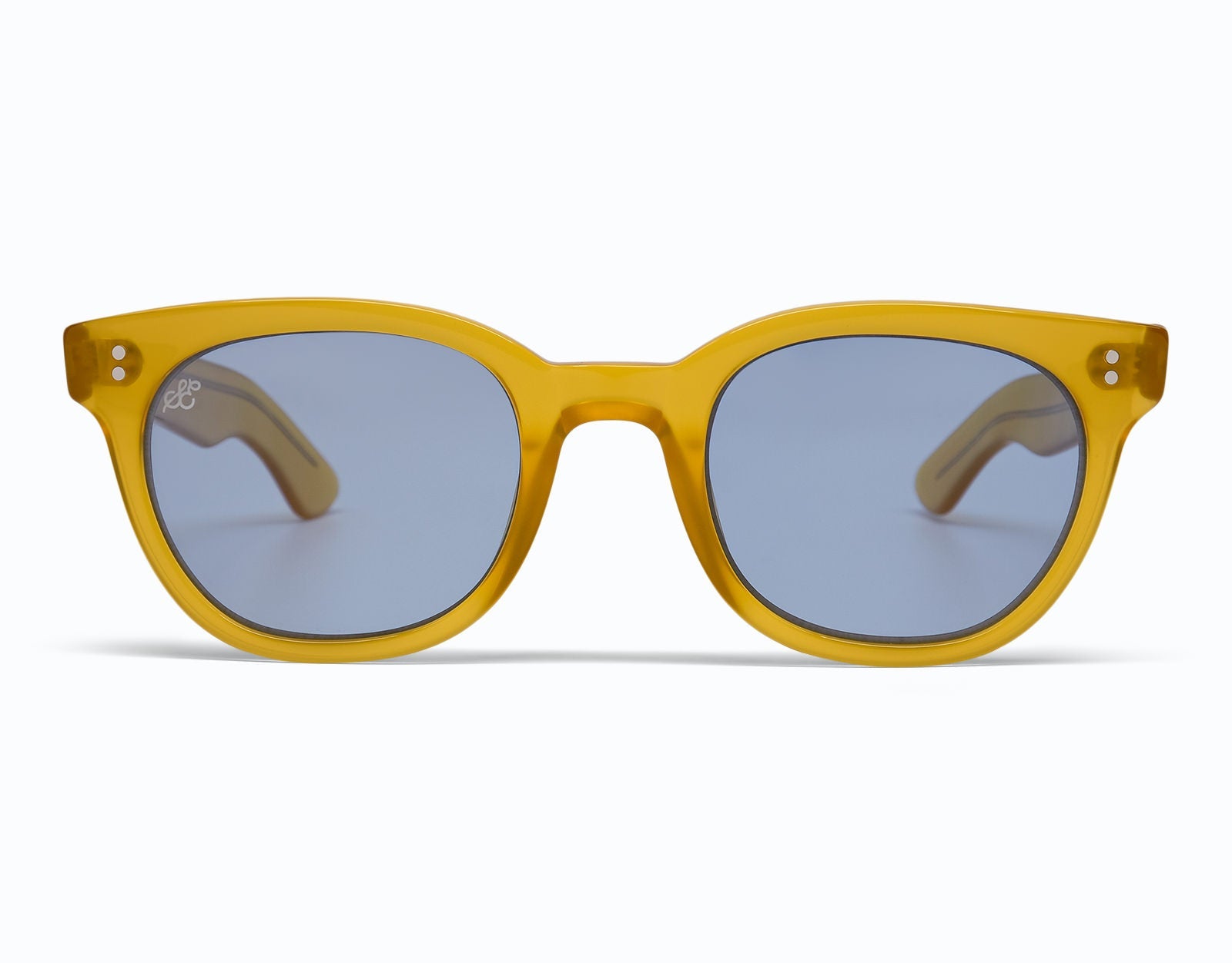 Isla Polarised Sunglasses SummerEyez Yellow Crystal - Sky Blue Tint