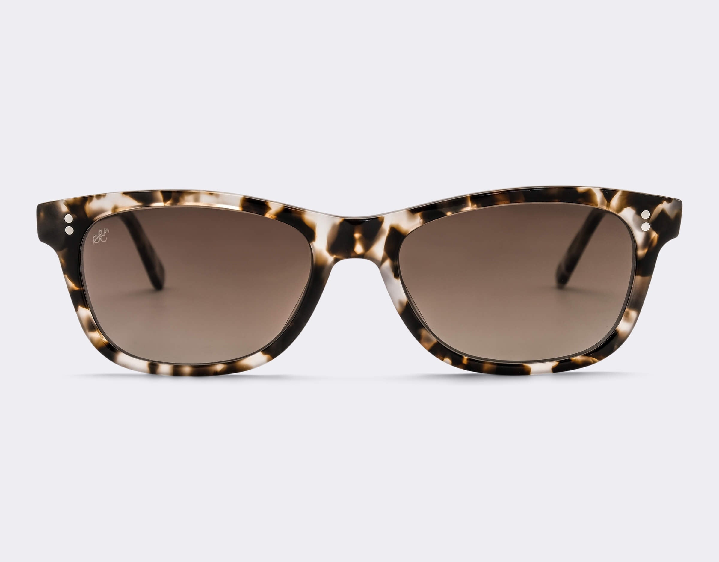 Capri Polarised Sunglasses SummerEyez Marble Tort - Espresso Gradient 