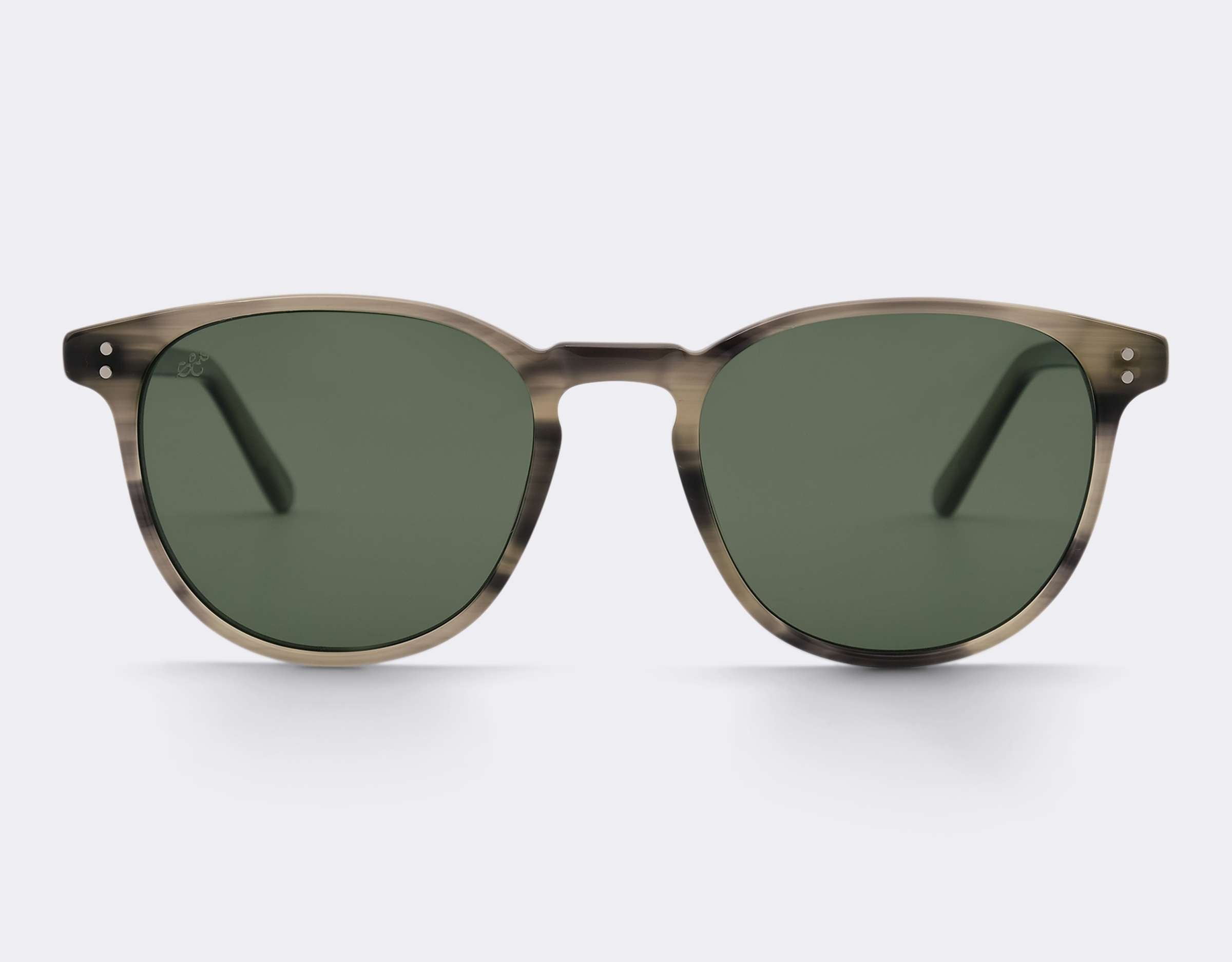 Glenelg Polarised Sunglasses SummerEyez Grey Zebra - Olive Green 