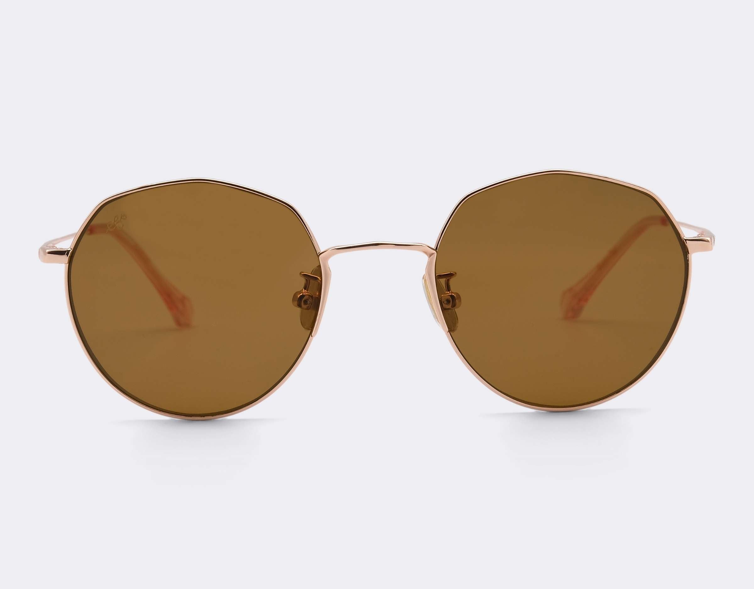 Coco Polarised Sunglasses SummerEyez Rose Gold - Brown 