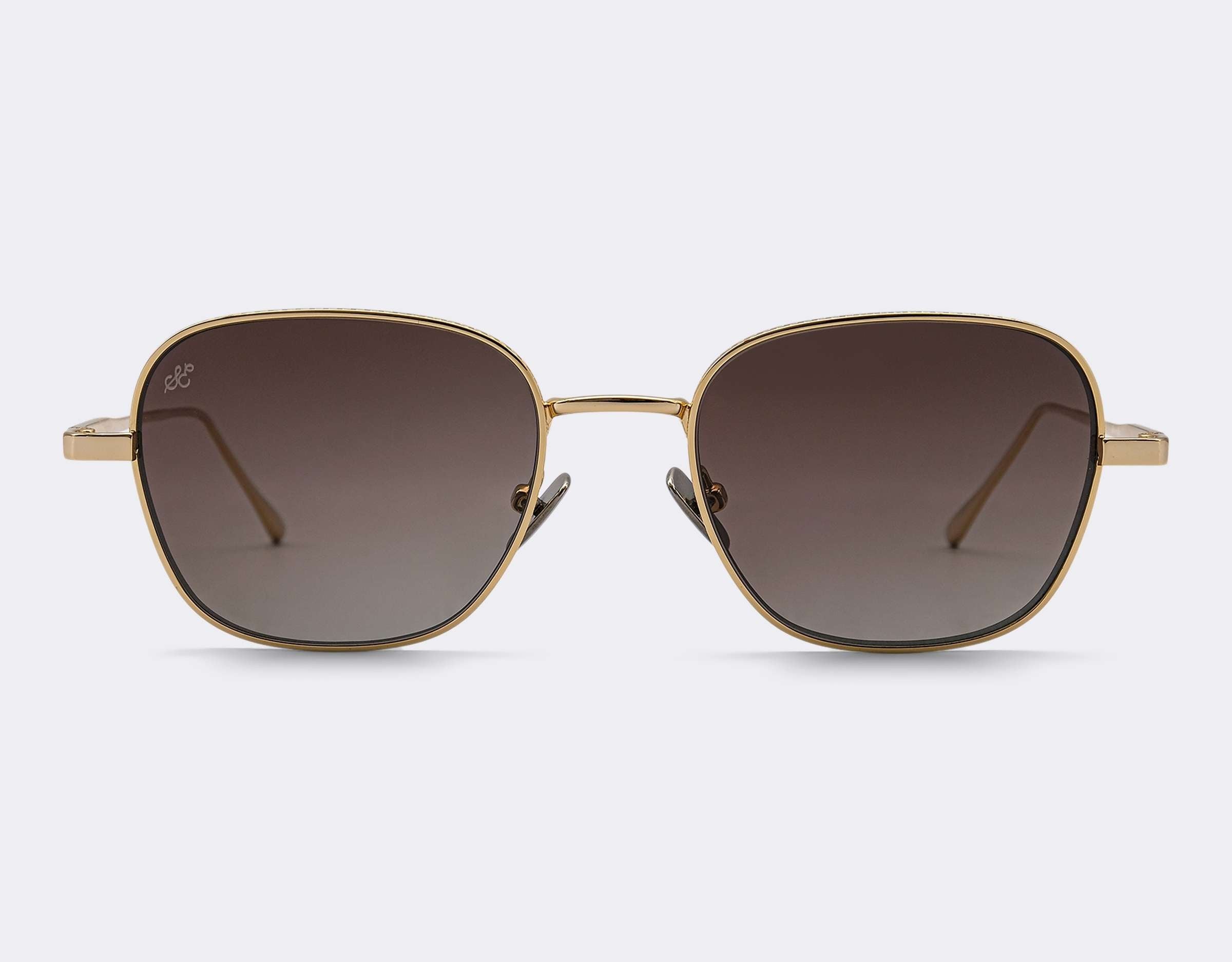 Brooklyn Polarised Sunglasses SummerEyez Gold - Espresso Gradient 