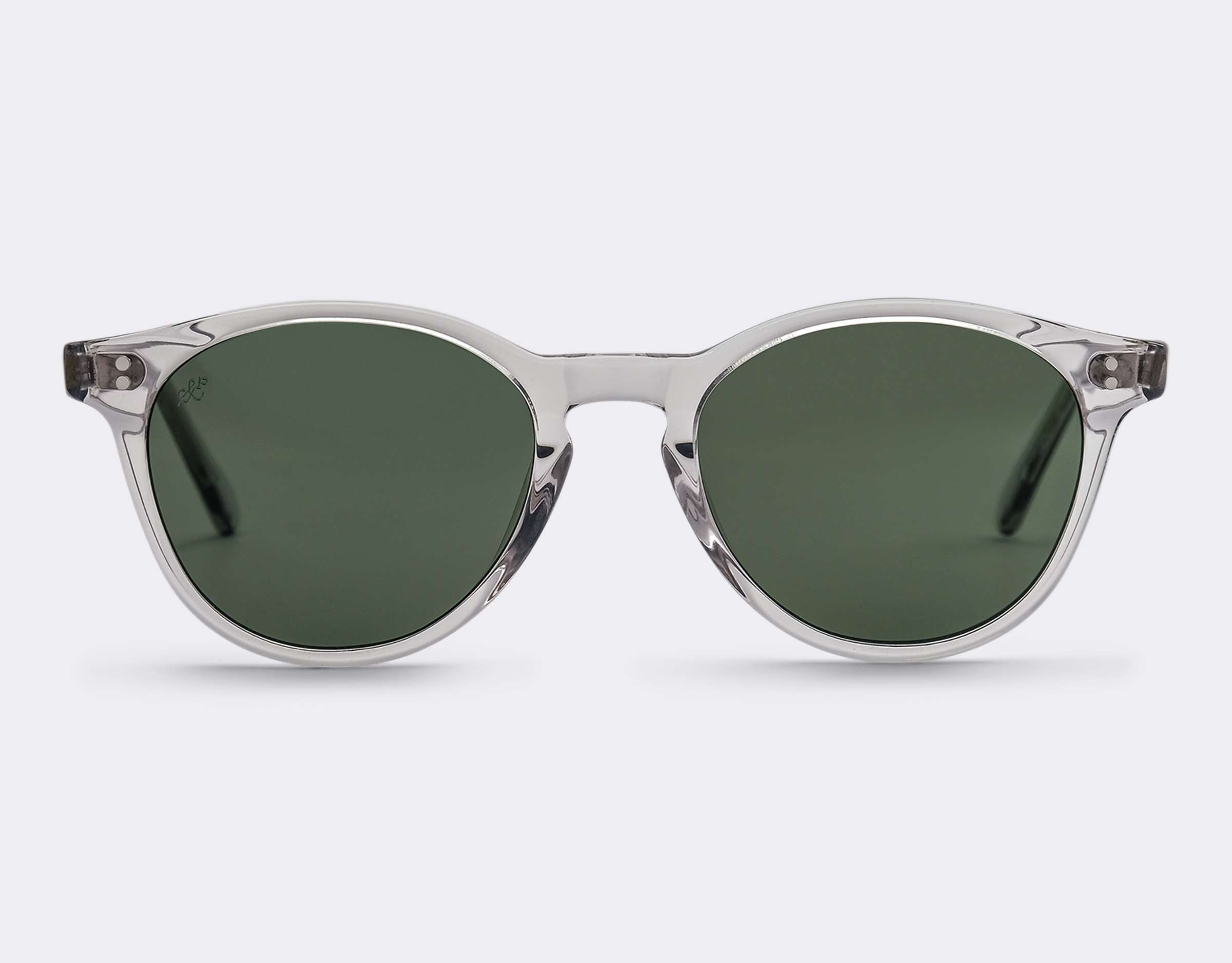 Bronte Polarised Sunglasses SummerEyez Crystal - Olive Green 