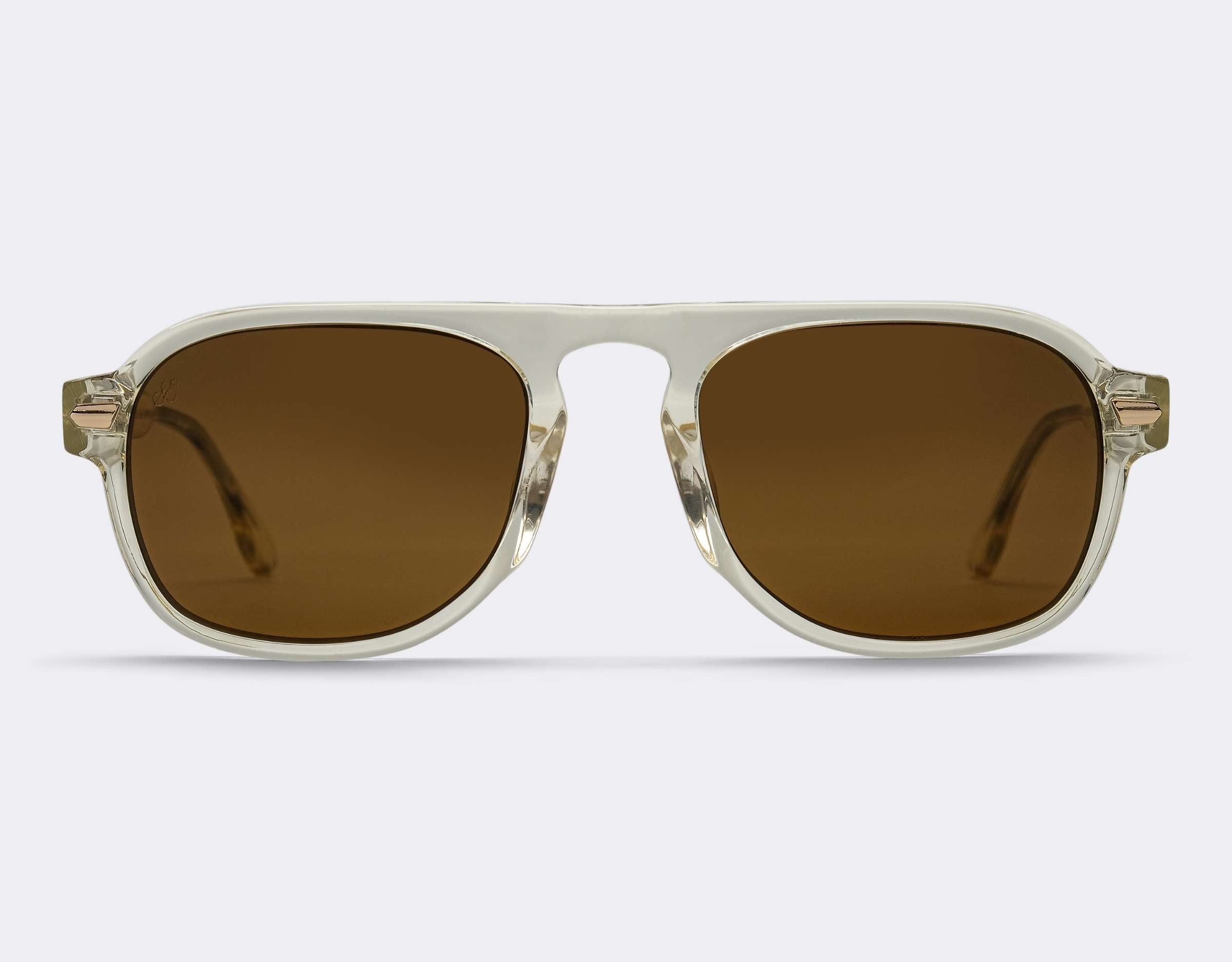 Monaco Polarised Sunglasses SummerEyez Honey Crystal - Brown 