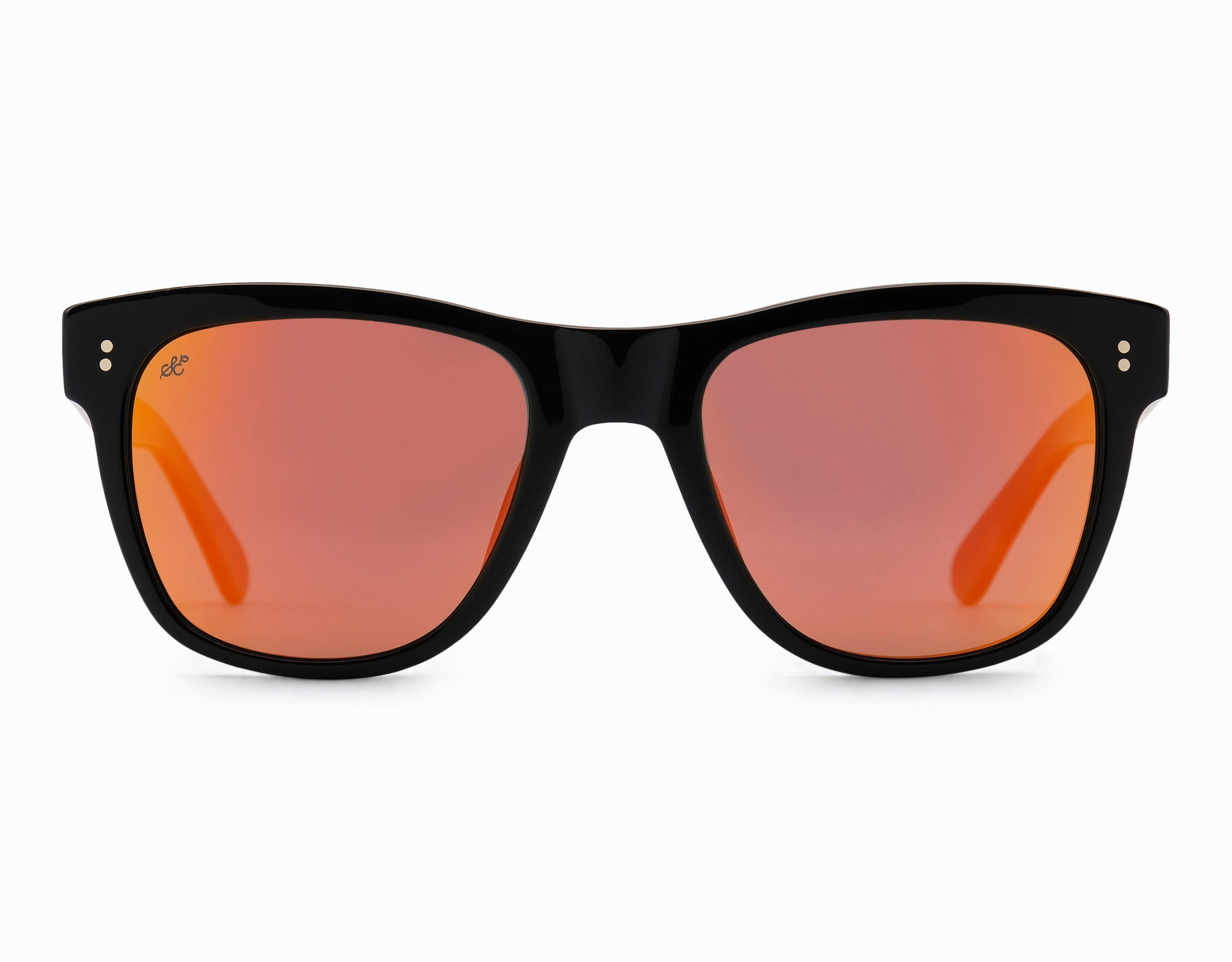 Kai Polarised Sunglasses SummerEyez Black - Solar Flare Mirror 